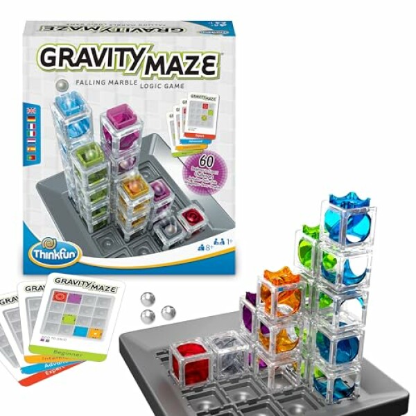 ThinkFun Gravity Maze Falling Marble Challenge Logic Brain Game and STEM Toys for...