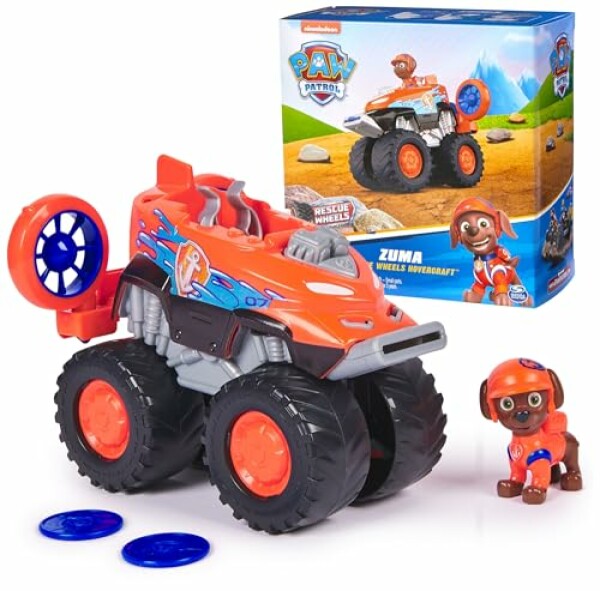 Paw Patrol Rescue Wheels Zuma’s Hovercraft Toy Truck & Projectile Launcher