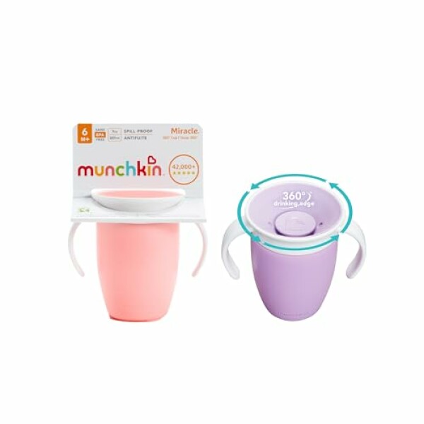 Munchkin Miracle 360 Sippy Cup | Trainer Toddler Cup | BPA Free Baby & Toddler Cups...