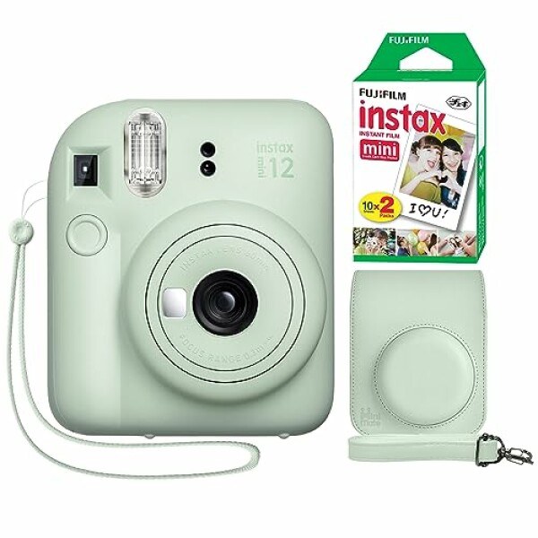 Fujifilm Instax Mini 12 Instant Camera + Minimate Custom Case + Fuji Instax Film 20...