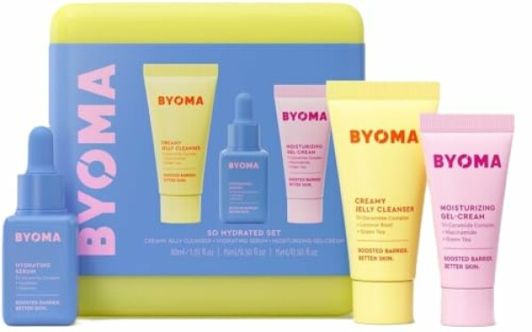 BYOMA So Hydrated Travel Size Gift Set - Skincare Minis (30ml, 15ml, 15ml)