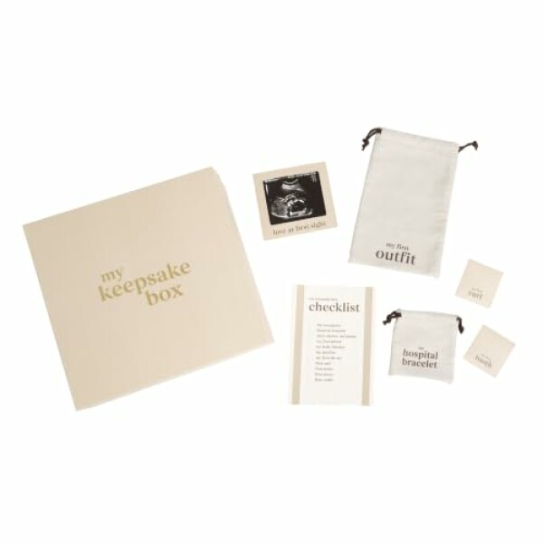 Pearhead My Keepsake Box, Baby Milestone Keepsakes