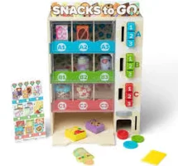 Melissa & Doug Sort, Stock, Select Wooden Vending Machine Play Set