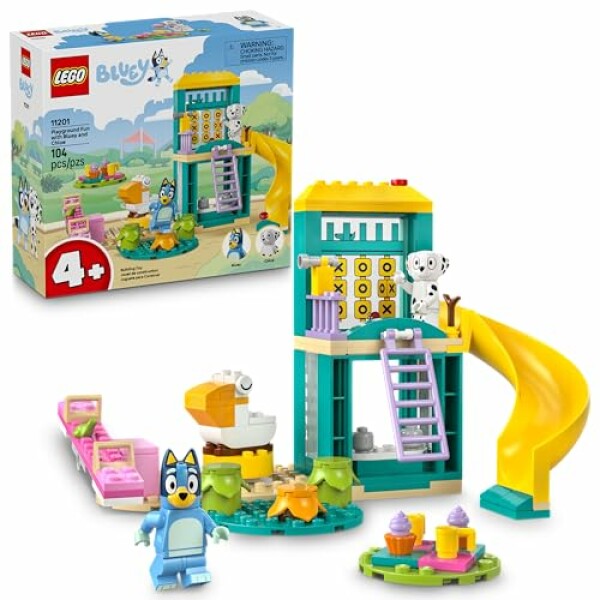 LEGO Bluey Playground Fun with Bluey and Chloe Sensory Building Blocks - Preschool...