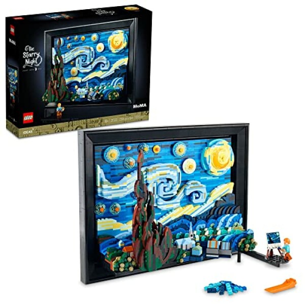 LEGO Ideas Vincent Van Gogh The Starry Night - Building Set for Adults, Ages 18+ -...