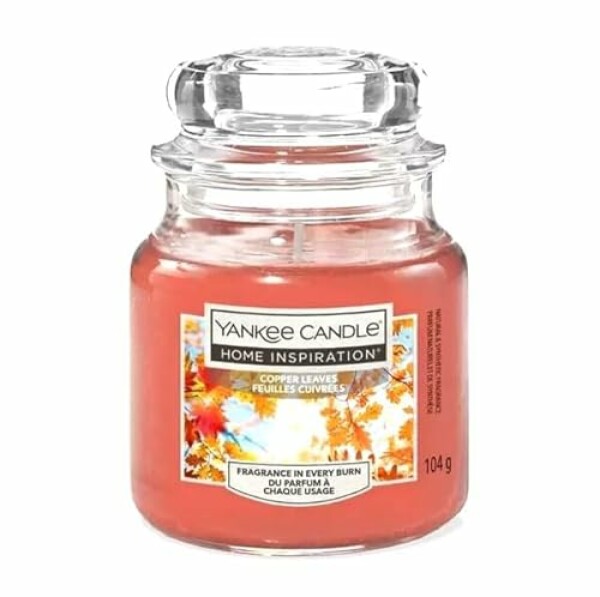 Yankee Candle Copper Leaves | Rich Autumn Scent of Earthy, Woody Notes Along wth...
