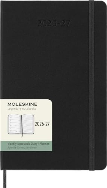 Moleskine Weekly Planner 2026 2027-18-Month Planner with Space for Notes, Hard Cover...