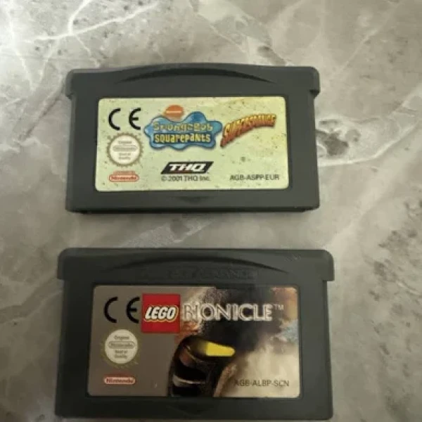 Nintendo Gba Gameboy Advance Sp Ds Lite Game Bundle Lego Bionicle &